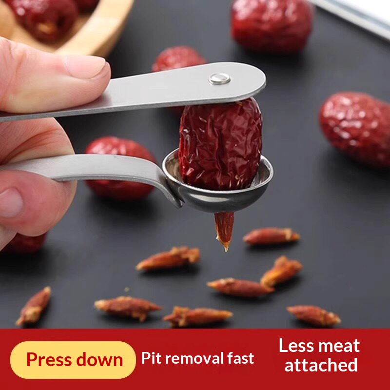 Kitchen Gadgets Design - Stainless Steel Jujube Pitter Fruit Core