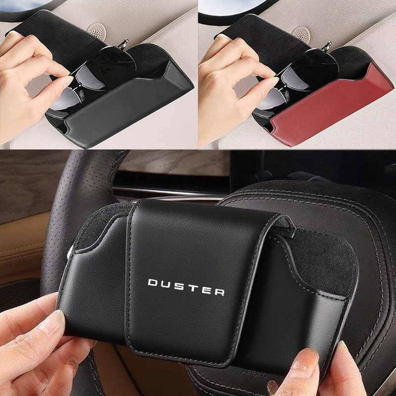 Kitchen Gadgets 2025 - Car Sun Visor Leather Auto Sunglasses