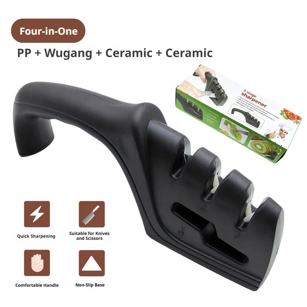 Kitchen Handy Gadgets - Kitchen Knife Sharpener 4 in 1